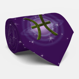 Cravate Pick Color Pisces Zodiac astrologique