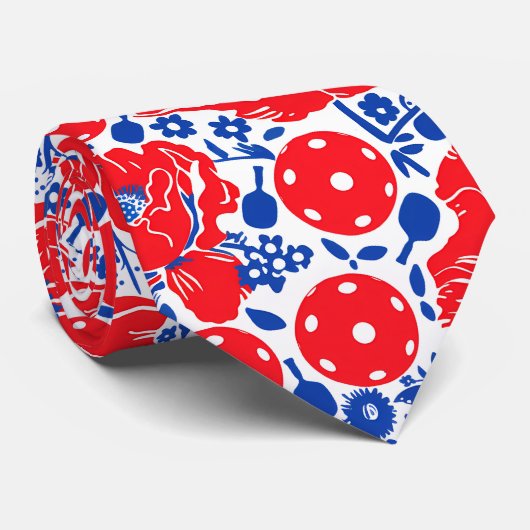 Cravate Pickleball Dapper (Roulé)
