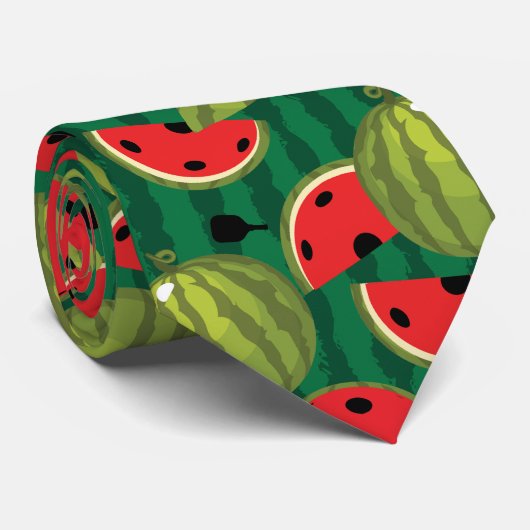 Cravate 🍉 🍉 pickleball de pastèque (Roulé)