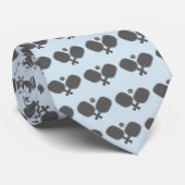 Cravate Pickleball Sports Pattern (Roulé)