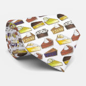 Cravate Pie Slice Pomme Citrouille Banane clé Lime Blueber (Roulé)