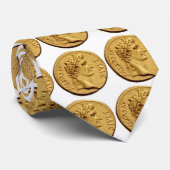 Cravate Pièce de monnaie romaine d'Augustus César (Roulé)