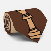 Cravate Pièces de plateau d'échecs (Roulé)