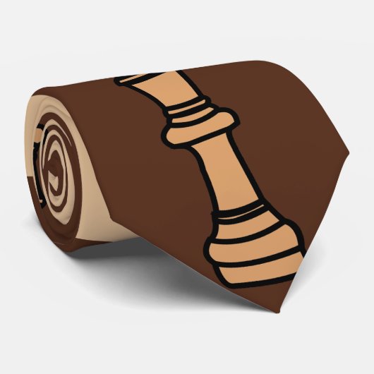 Cravate Pièces de plateau d'échecs (Roulé)