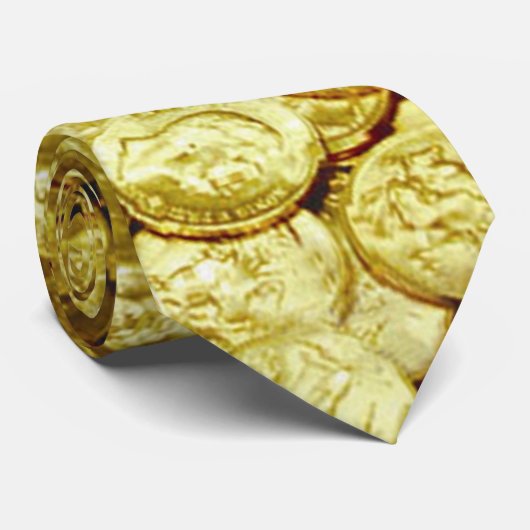 Cravate pièces d'or (Roulé)