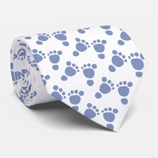 Cravate Pieds de bébé (Roulé)