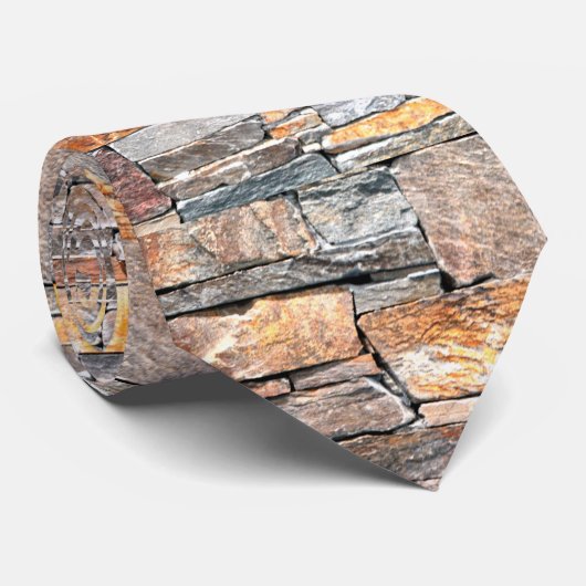 Cravate Pierre de pierre naturelle pierre de pierre motif  (Roulé)