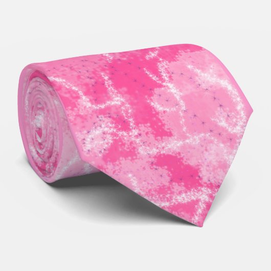 Cravate Pierre rose Abstraite (Roulé)