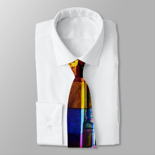 Cravate Pierres psychédéliques (Attaché)