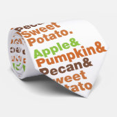 Cravate Pies de vacances ~ Fête Noël Thanksgiving Noël (Roulé)