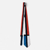 Cravate Piet Mondrian - Composition Abstrait géométrique (Dos)