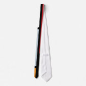 Cravate Piet Mondrian - Composition avec un grand plan rou (Dos)