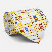 Cravate Piet Mondrian's Broadway Boogie Woogie (Roulé)