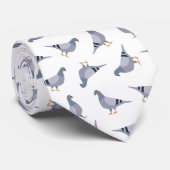 Cravate Pigeons (Roulé)