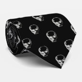 Cravate pile de skullz solo : (Roulé)