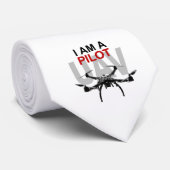 Cravate Pilote Quadcopter UAV Quadpilot (Roulé)