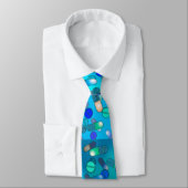 Cravate Pilules Bleues Science (Attaché)