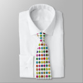 Cravate Pilules multicolores (Attaché)