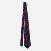 Cravate Pilules rouges Motif répétitif (Dos)
