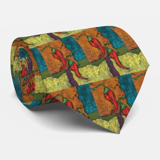 Cravate Piments (Roulé)