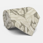 Cravate Pimpernel Ivory, William Morris (Roulé)