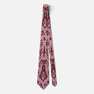 Cravate Pimpernel Maroon, William Morris