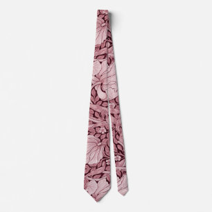 Cravate Pimpernel Maroon, William Morris