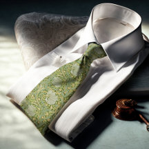 Pimpernel William Morris Motif d'or vert