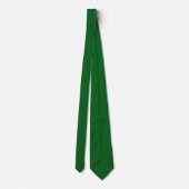 Cravate Pin de forêt vert couleur solide (Dos)