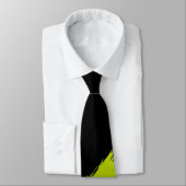 Cravate Pinceau de chaux Arrière - plan noir moderne (Attaché)