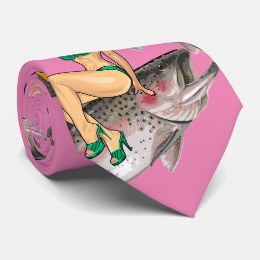 Cravate Pinceau de truite (Roulé)