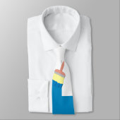 Cravate Pinceau peintre painter brush (Attaché)