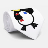Cravate Pingouin de dessin (Roulé)