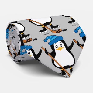 Cravate Pingouin de hockey