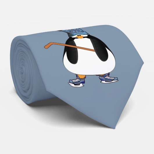 Cravate Pingouin de hockey (Roulé)