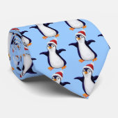 Cravate Pingouin de Noël (Roulé)