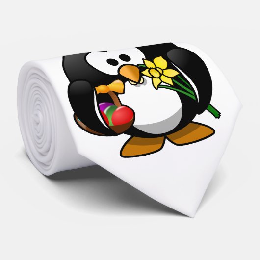 Cravate Pingouin de Pâques (Roulé)