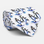 Cravate pingouins de danse (Roulé)