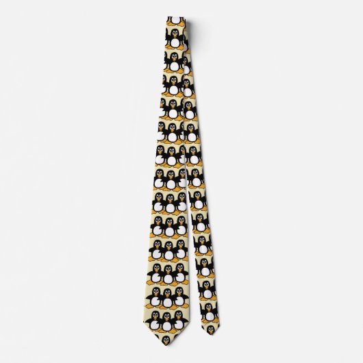Cravate Pingouins mignons (Devant)