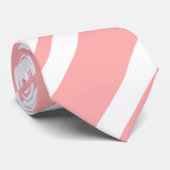 Cravate pink and white merry Christmas (Roulé)