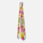 Cravate Pink and Yellow Flow H Pattern (Dos)