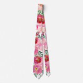 Cravate Pink Blush Light Pretty Roses Floral Neck Tie (Devant)