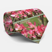 Cravate Pink Dogwood Fleuris peinture (Roulé)