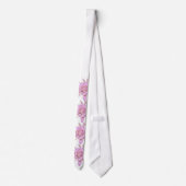 Cravate PINK FLORAL Tie (Dos)