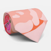 Cravate Pink plants (Roulé)