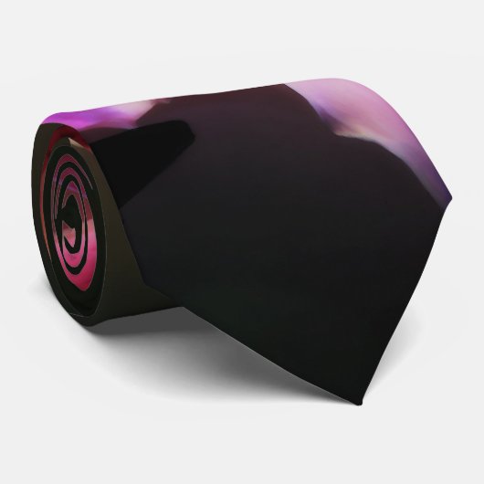 Cravate Pink Stargazer Lily (Roulé)