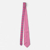 Cravate PInk X O Bisous Motif Fun Romantique (Dos)