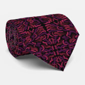Cravate Pinkies ramolles design Motif Abstrait (Roulé)