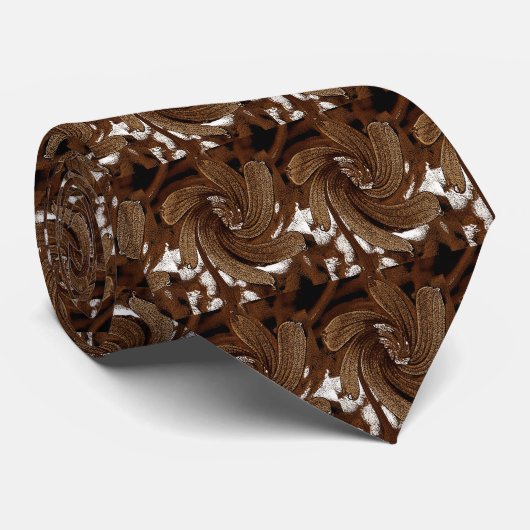 Cravate Pinwheel - Rootbeer (Roulé)