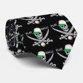 Cravate Pirate de baseball (Roulé)